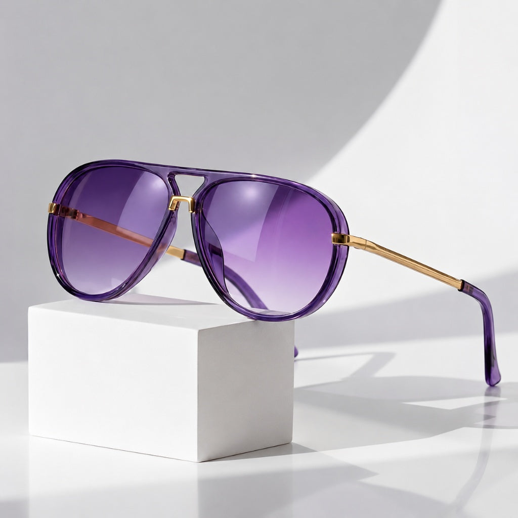 Flieger-Sonnenbrille – Doppelsteg, UV400-Gläser