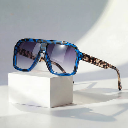 Vintage-Sonnenbrille – UV400 mit Doppelsteg