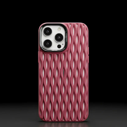 iPhone Hülle mit 3D-Wellenmuster – stoßfest & kratzfest