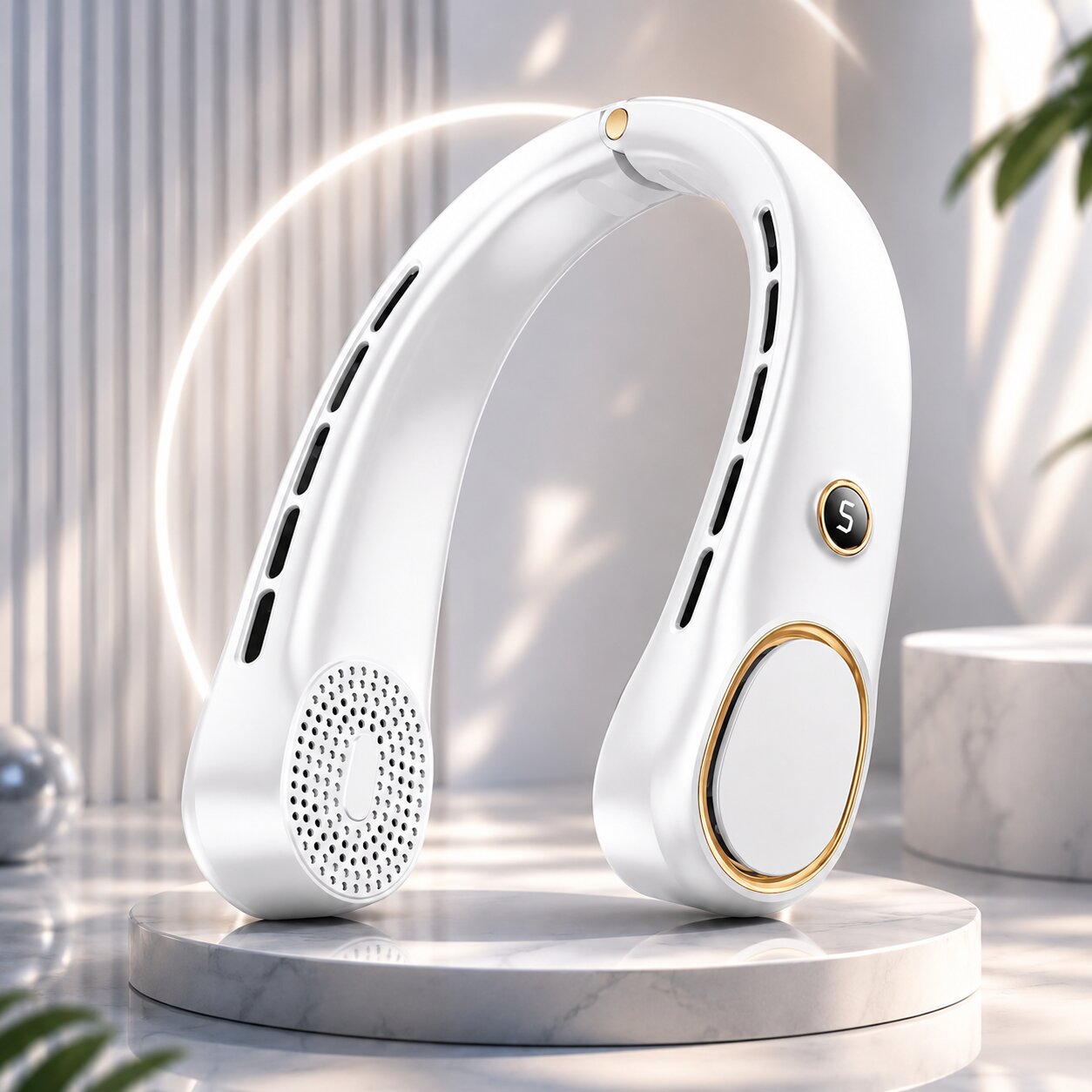 Bladeless Neck Fan – Wearable Hands-Free Cooling | NackenAire