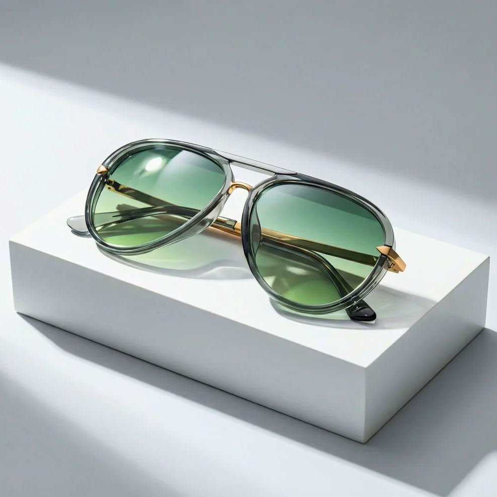 Flieger-Sonnenbrille – Doppelsteg, UV400-Gläser