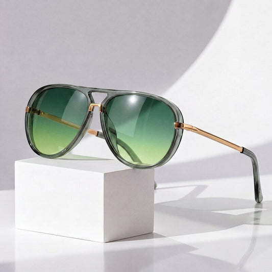 Flieger-Sonnenbrille – Doppelsteg, UV400-Gläser