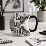 Shockwave Art Manga Coffee Mug