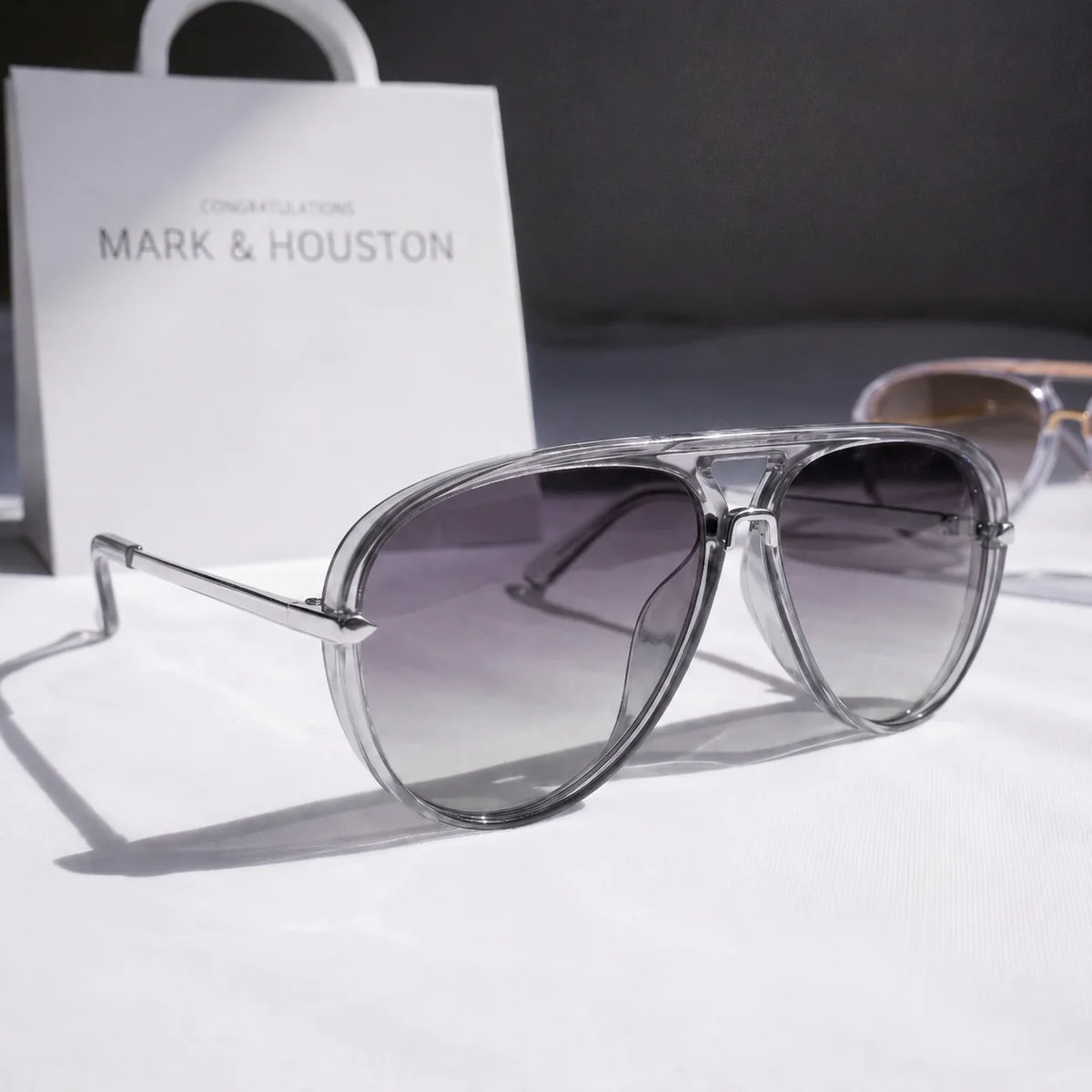 Aviator-Sonnenbrille – Retro-Doppelsteg, UV400