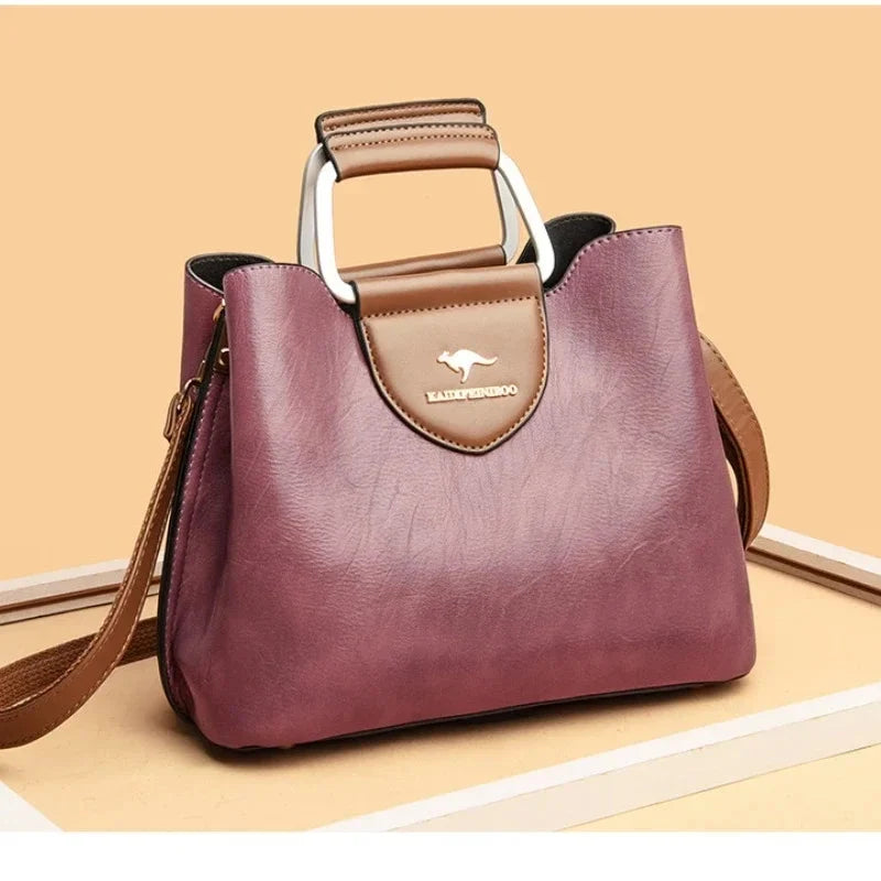 Women's Elegance Leather Bag – Stylish Shoulder Handbag