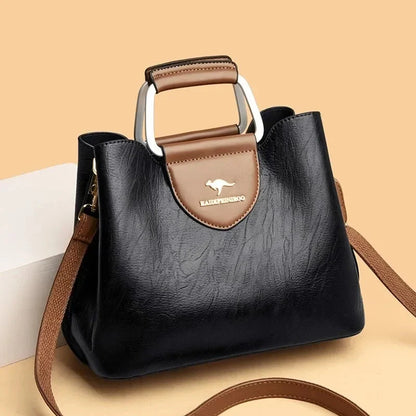 Women's Elegance Leather Bag – Stylish Shoulder Handbag