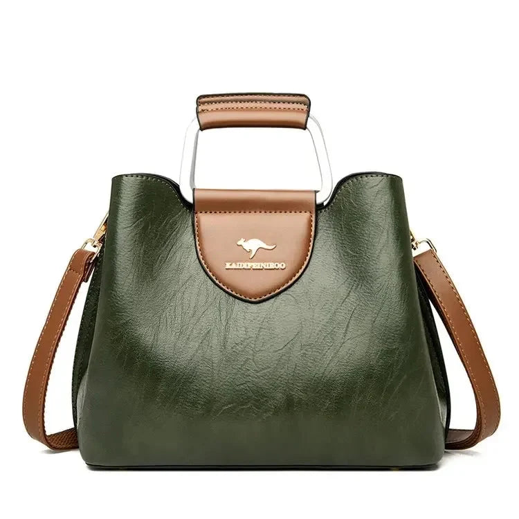Women's Elegance Leather Bag – Stylish Shoulder Handbag