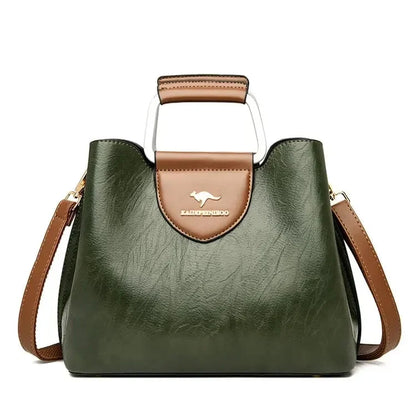 Women's Elegance Leather Bag – Stylish Shoulder Handbag