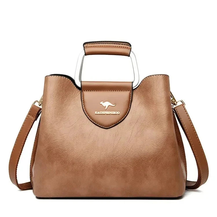 Women's Elegance Leather Bag – Stylish Shoulder Handbag