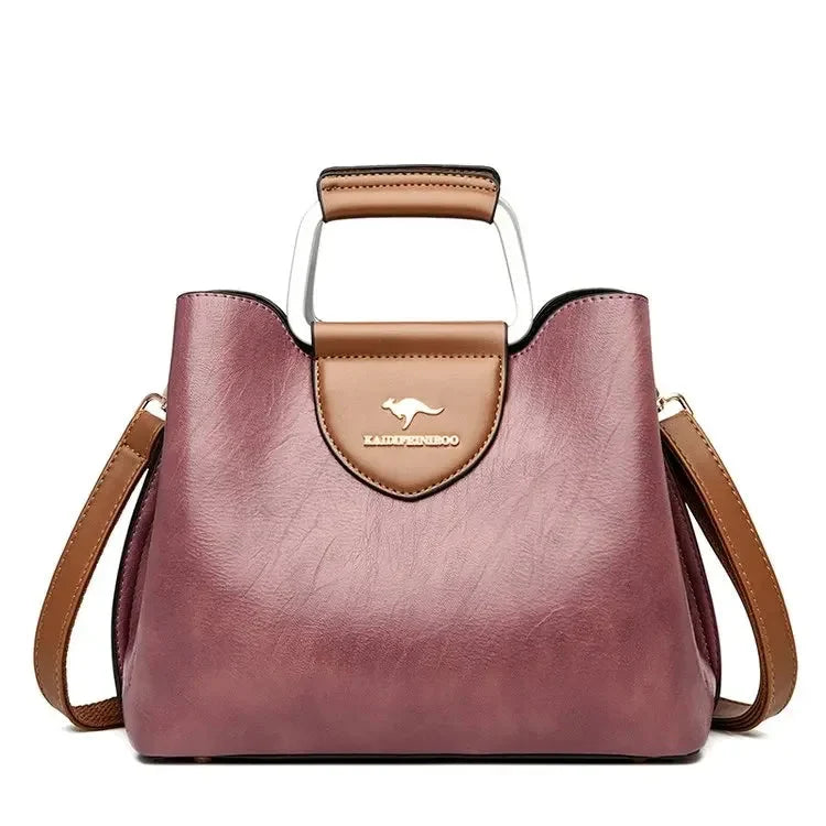 Women's Elegance Leather Bag – Stylish Shoulder Handbag