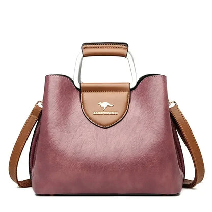 Women's Elegance Leather Bag – Stylish Shoulder Handbag