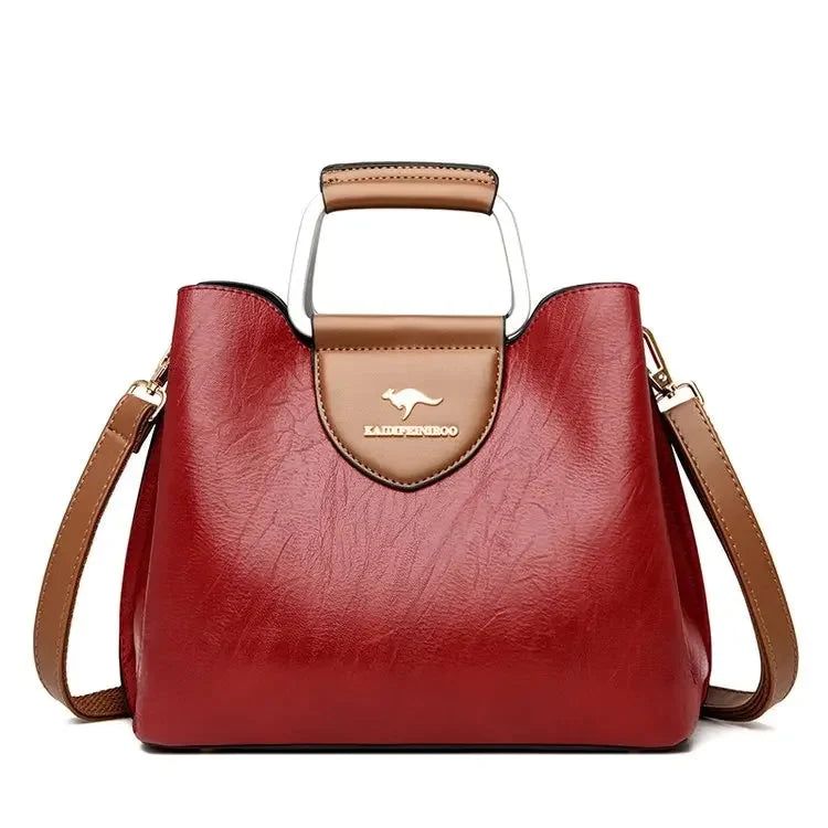 Women's Elegance Leather Bag – Stylish Shoulder Handbag
