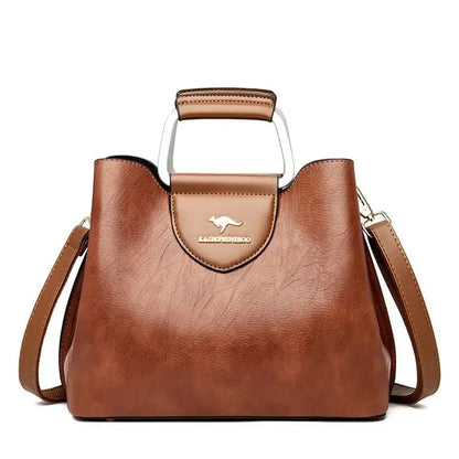 Women's Elegance Leather Bag – Stylish Shoulder Handbag