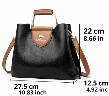 Women's Elegance Leather Bag – Stylish Shoulder Handbag