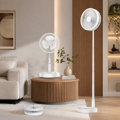Foldable USB Rechargeable Fan – Portable Desk Fan | Faltbrise