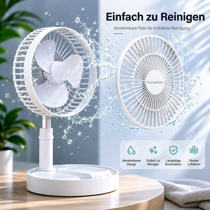 Foldable USB Rechargeable Fan – Portable Desk Fan | Faltbrise