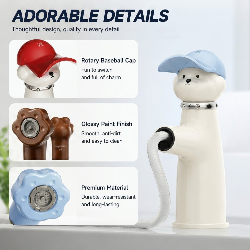 Good Boy Puppy Pull-Out Kitchen Faucet