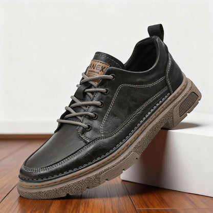Herren Ledersneaker – handgenäht mit Dämpfungssohle