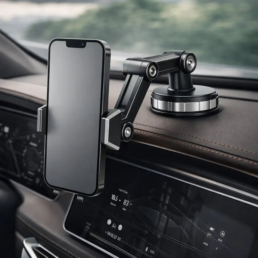 Car Phone Mount Holder – 360° Rotating Dashboard Mount | LuxGrip