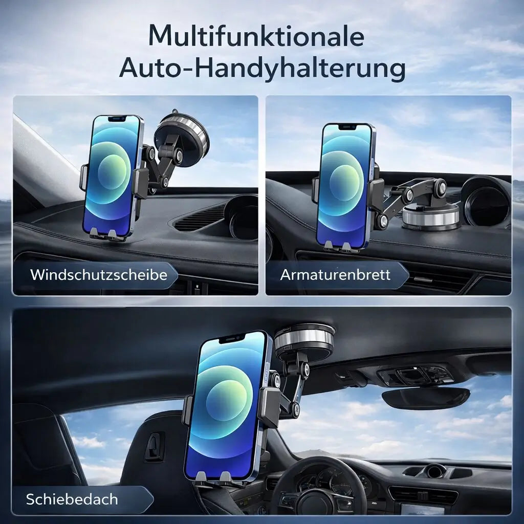 Car Phone Mount Holder – 360° Rotating Dashboard Mount | LuxGrip