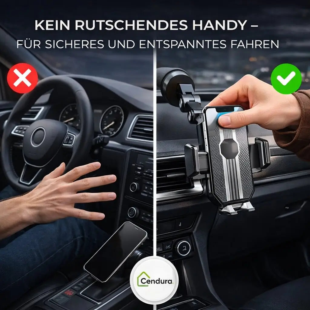 Car Phone Mount Holder – 360° Rotating Dashboard Mount | LuxGrip