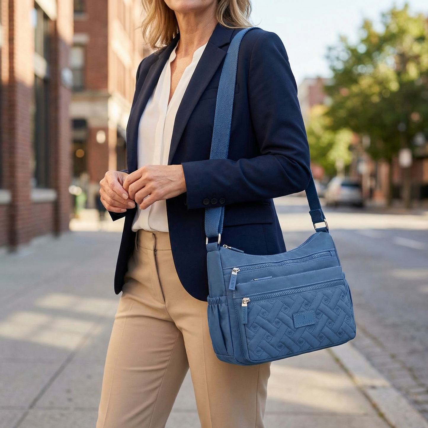 Velora – Lightweight Quilted Crossbody Bag