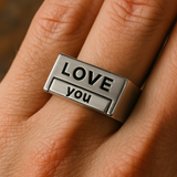 Fk You Everything Rotating Mood Control Ring