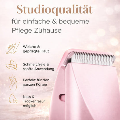 Women's Bikini Trimmer – Electric Razor with 2 Attachments | IntimLisse