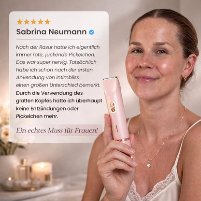 Women's Bikini Trimmer – Electric Razor with 2 Attachments | IntimLisse