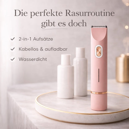 Women's Bikini Trimmer – Electric Razor with 2 Attachments | IntimLisse
