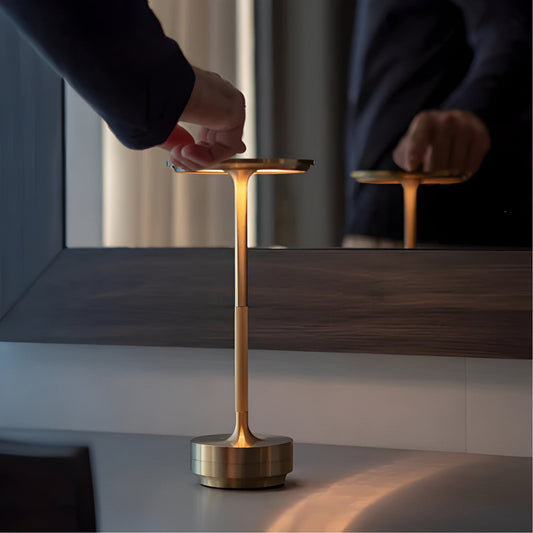 Kabellose Tischlampe – wiederaufladbare LED-Wohnzimmerlampe | LumaViva