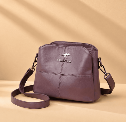 Women's Leather Handbag – Elegant Shoulder Tote