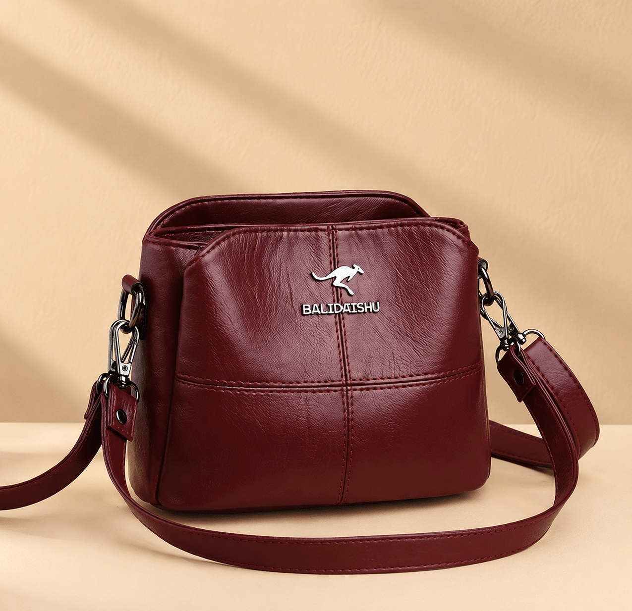 Women's Leather Handbag – Elegant Shoulder Tote