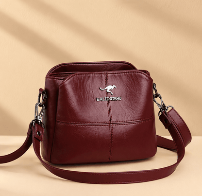 Women's Leather Handbag – Elegant Shoulder Tote