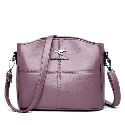 Women's Leather Handbag – Elegant Shoulder Tote