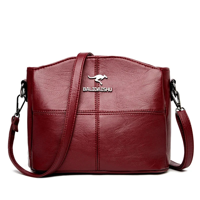 Women's Leather Handbag – Elegant Shoulder Tote