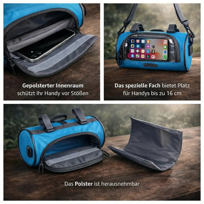 Waterproof Bike Handlebar Bag – Touchscreen Compatible | Tourix