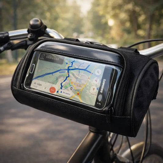 Waterproof Bike Handlebar Bag – Touchscreen Compatible | Tourix