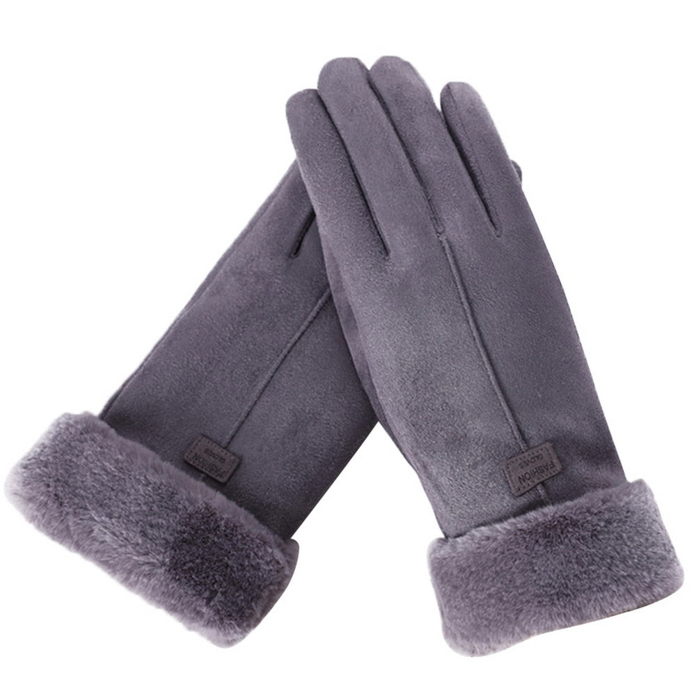 Damen warme Winterhandschuhe gefüttert