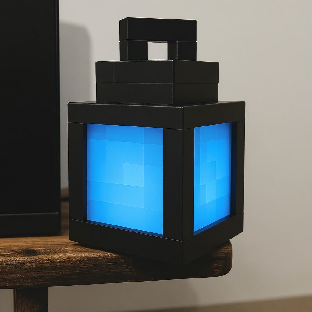 Pixel Block LED Table Lamp – Wireless Night Light | PixelLicht