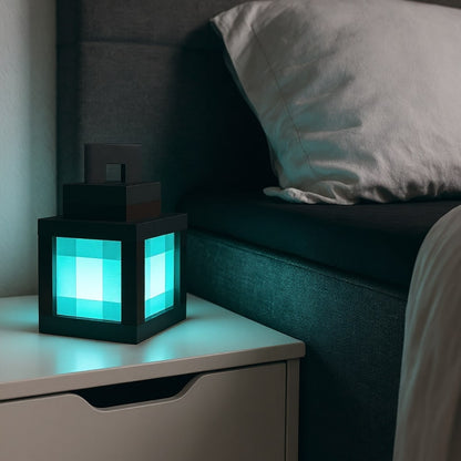 Pixel Block LED Table Lamp – Wireless Night Light | PixelLicht