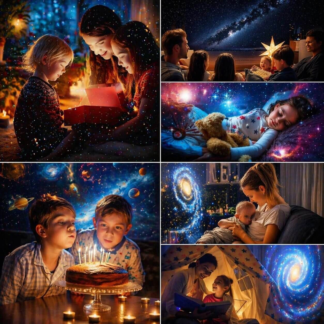 Starry Sky Projector – Galaxy Night Light for Bedroom | CosmoLight