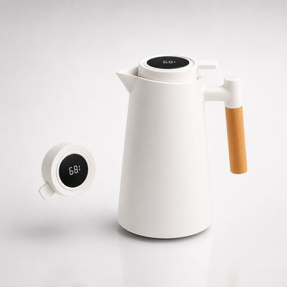 Thermos Flask with Temperature Display – 1L Insulated Bottle | Heatina