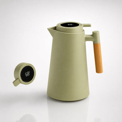 Thermos Flask with Temperature Display – 1L Insulated Bottle | Heatina