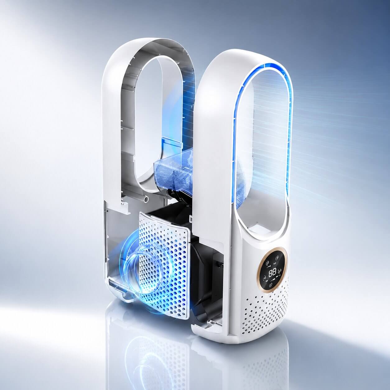 Quiet Tower Fan – Oscillating Floor & Table Fan | WhisperCool