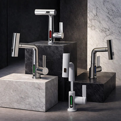 Pull-Out Kitchen Faucet – 5 Spray Modes Retractable Tap | FlexiHahn